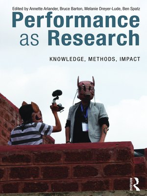 cover image of Performance as Research